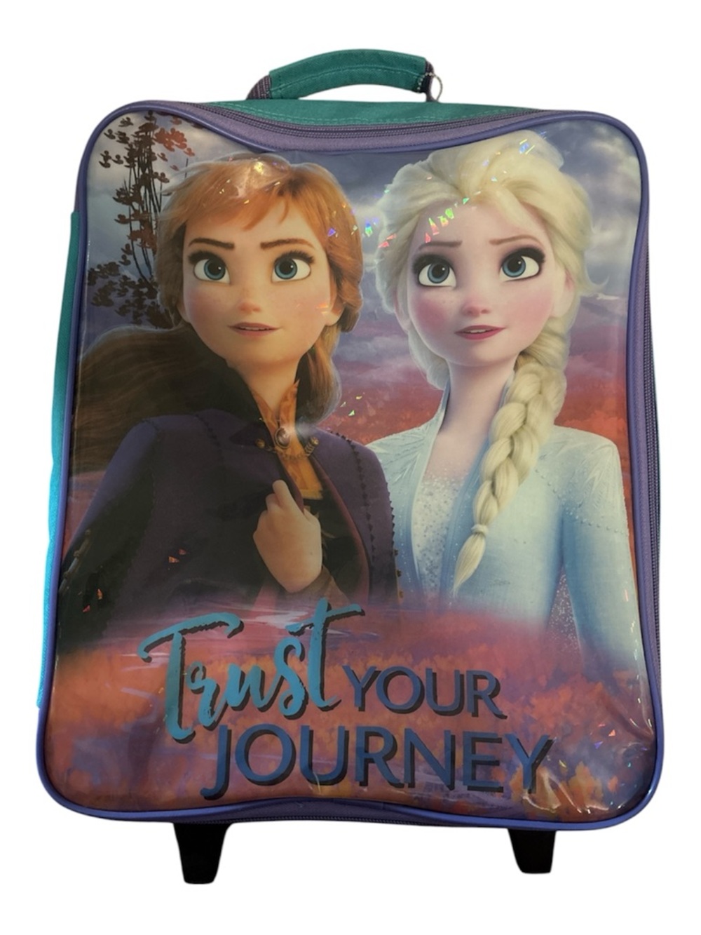 Disney Frozen II Carry-On Luggage - Teal, Purple